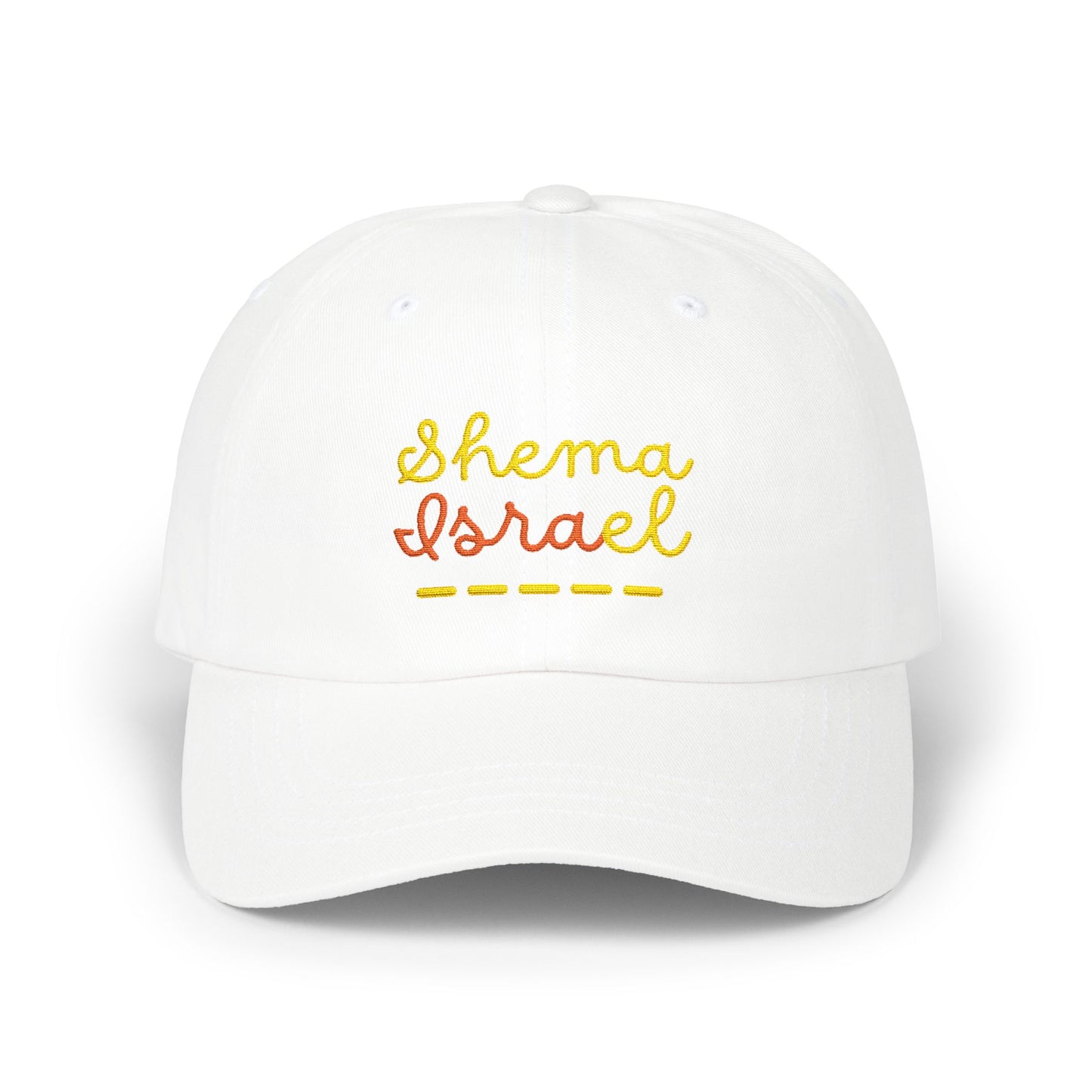 Shema Israel embroidered Classic Dad Cap