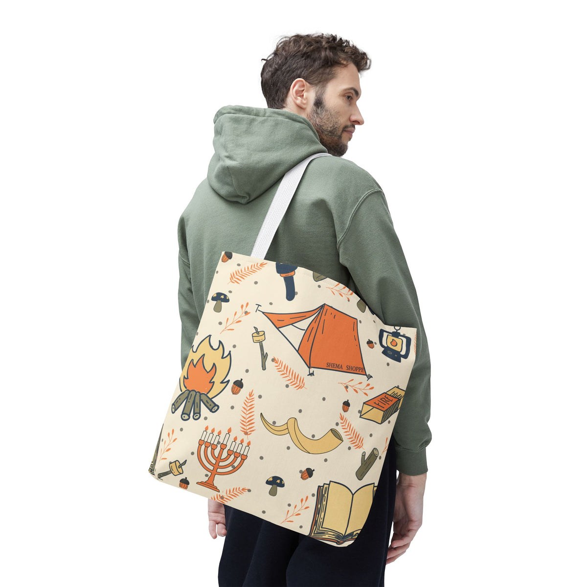 Sukkot Tents Tote Bag (AOP)