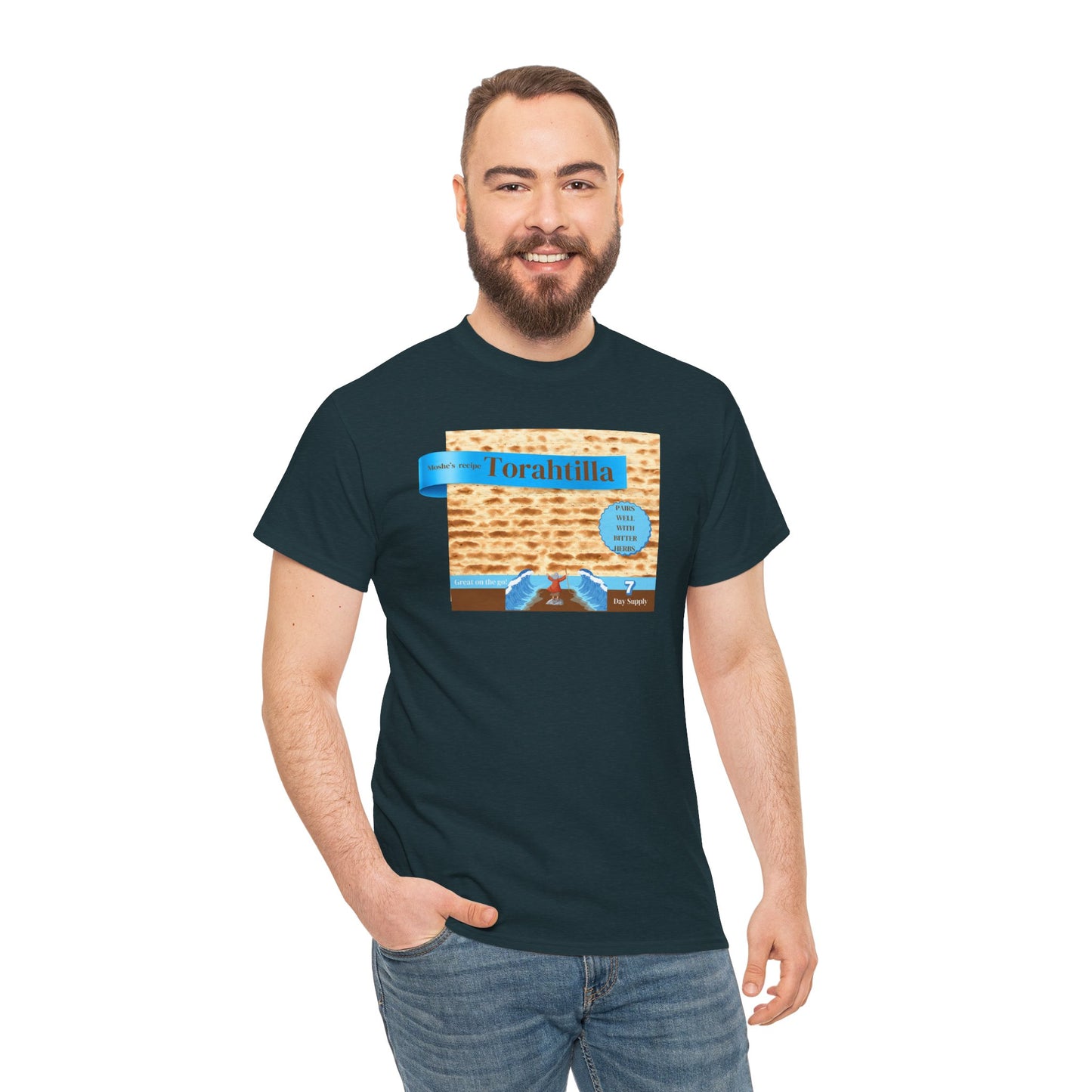 Passover Matzo Unisex Tee - Moshe's Recipe Torahtillas Cotton Funny Shirt
