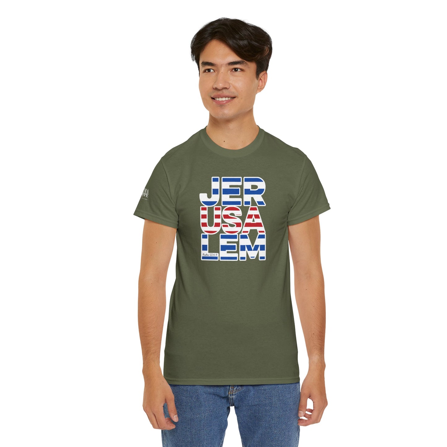 JerUSAlem Psalms 122:6-9 Unisex Tee Patriotic T-Shirt Solidarity
