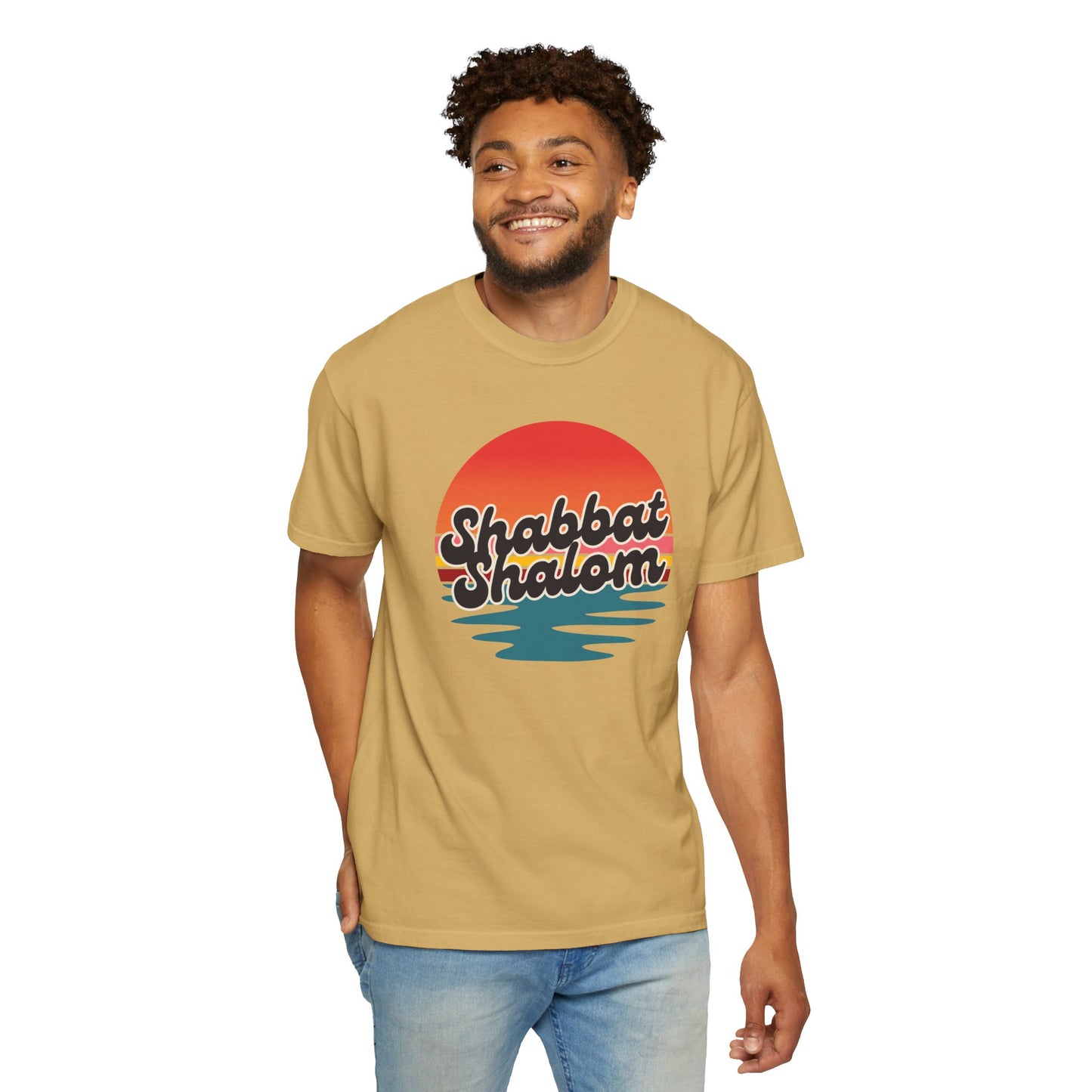 Sunset Shabbat Shalom T-shirt