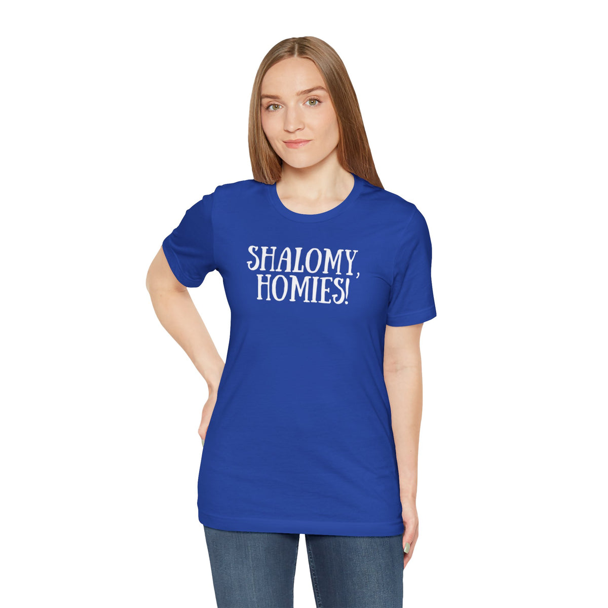 Shalomy Homies Tee - Funny Torah Obervant Greeting T-Shirt (Canada)