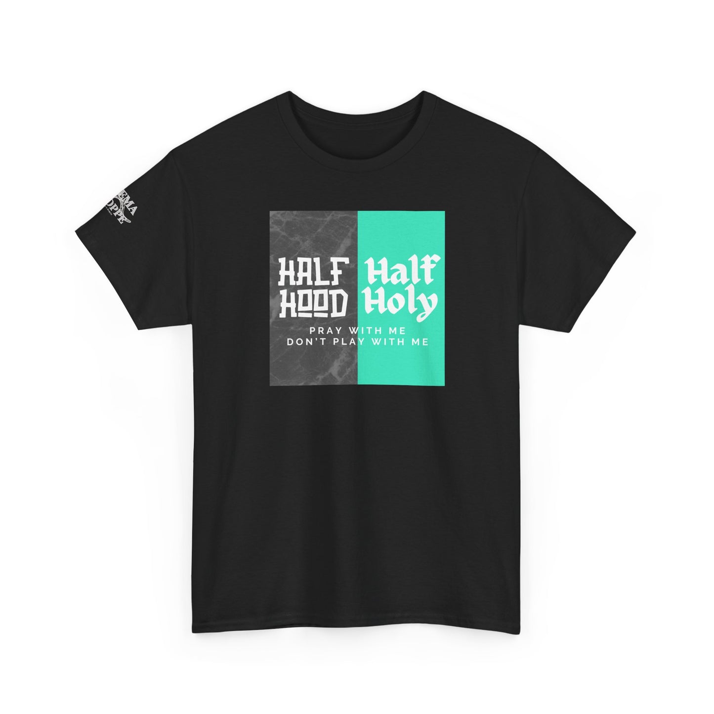 Half Hood/Half Holy Unisex Heavy Cotton Tee
