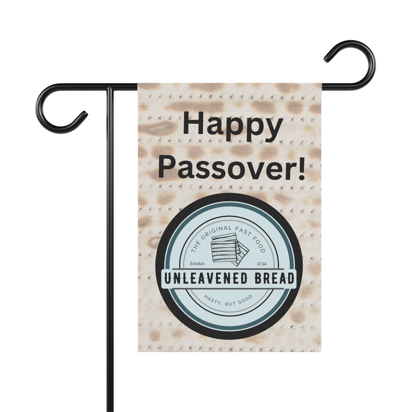 Hasty but Good Passover Unleavened Bread Matzo - Garden Banner
