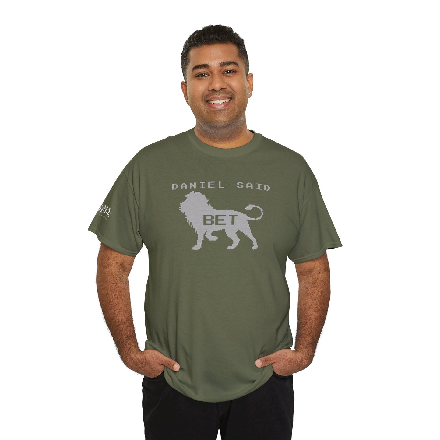 'Daniel Said Bet' Graphic Lion Tee Hebrew Hahas