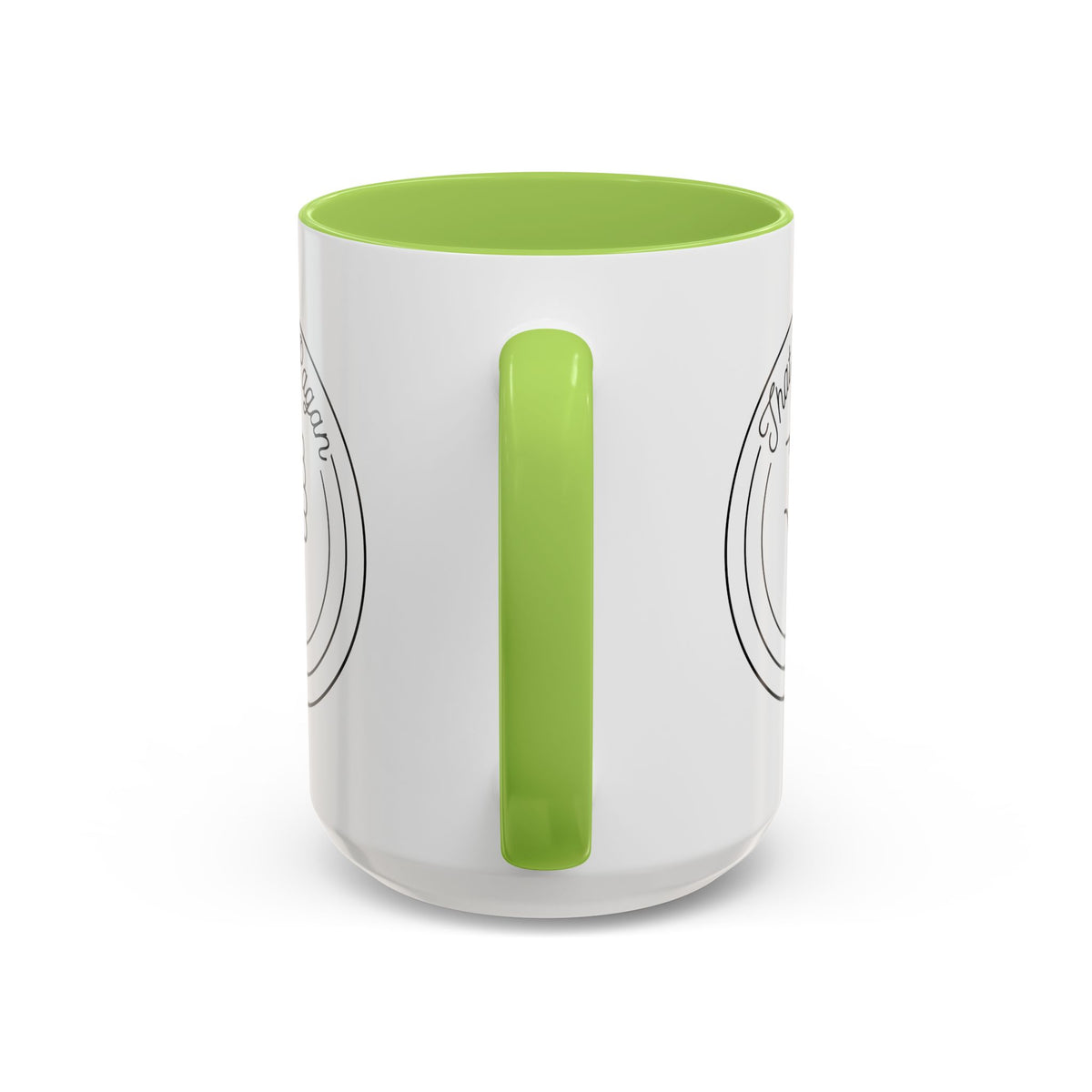 That's Pagan Thumbs Down Accent Coffee Mug