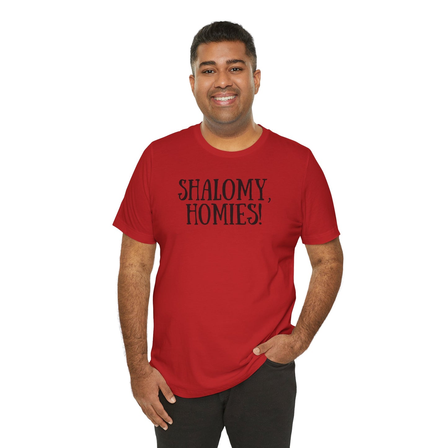 Shalomy Homies Tee - Funny Torah Obervant Greeting T-Shirt (Canada)