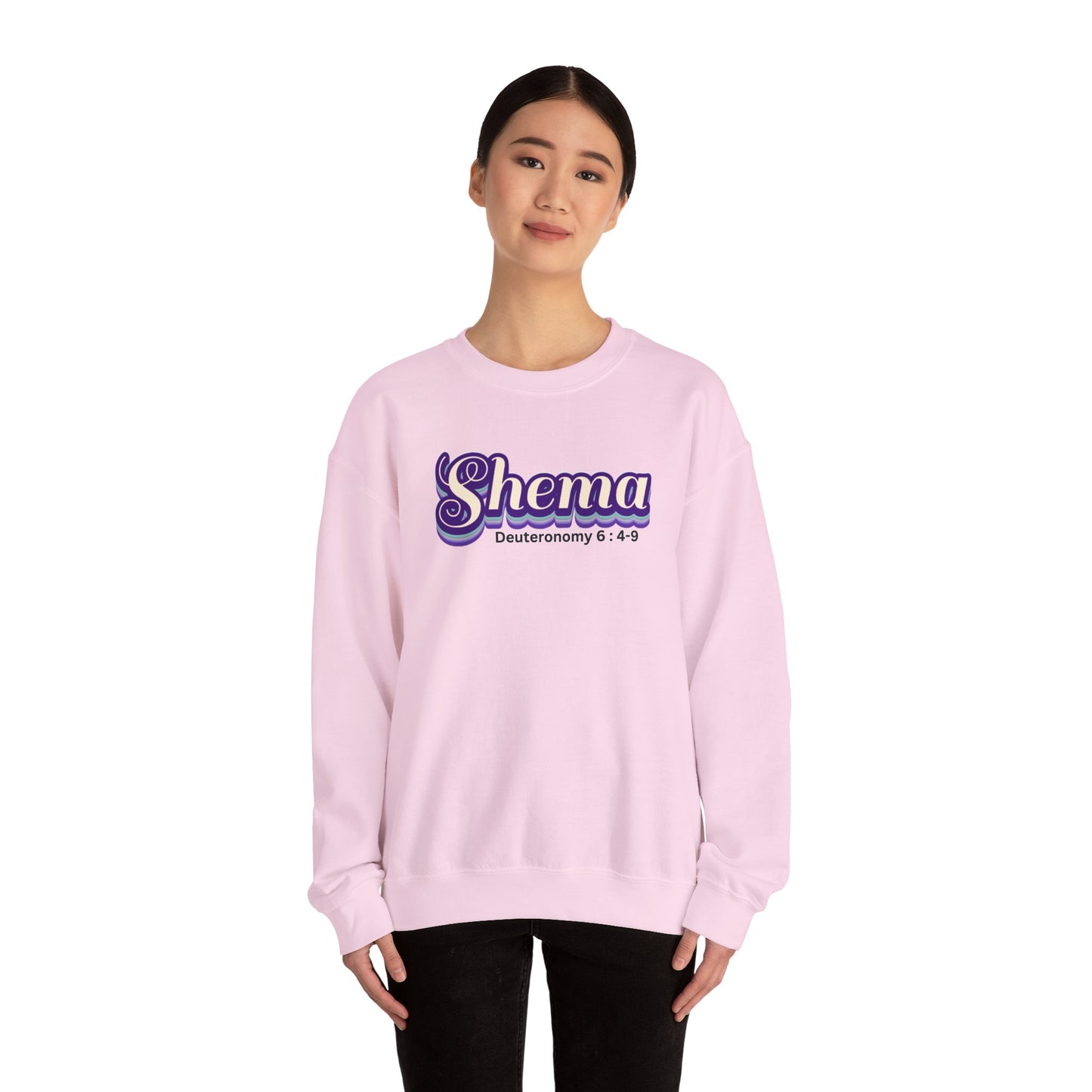 Retro Shema Unisex Heavy Blend™ Crewneck Sweatshirt