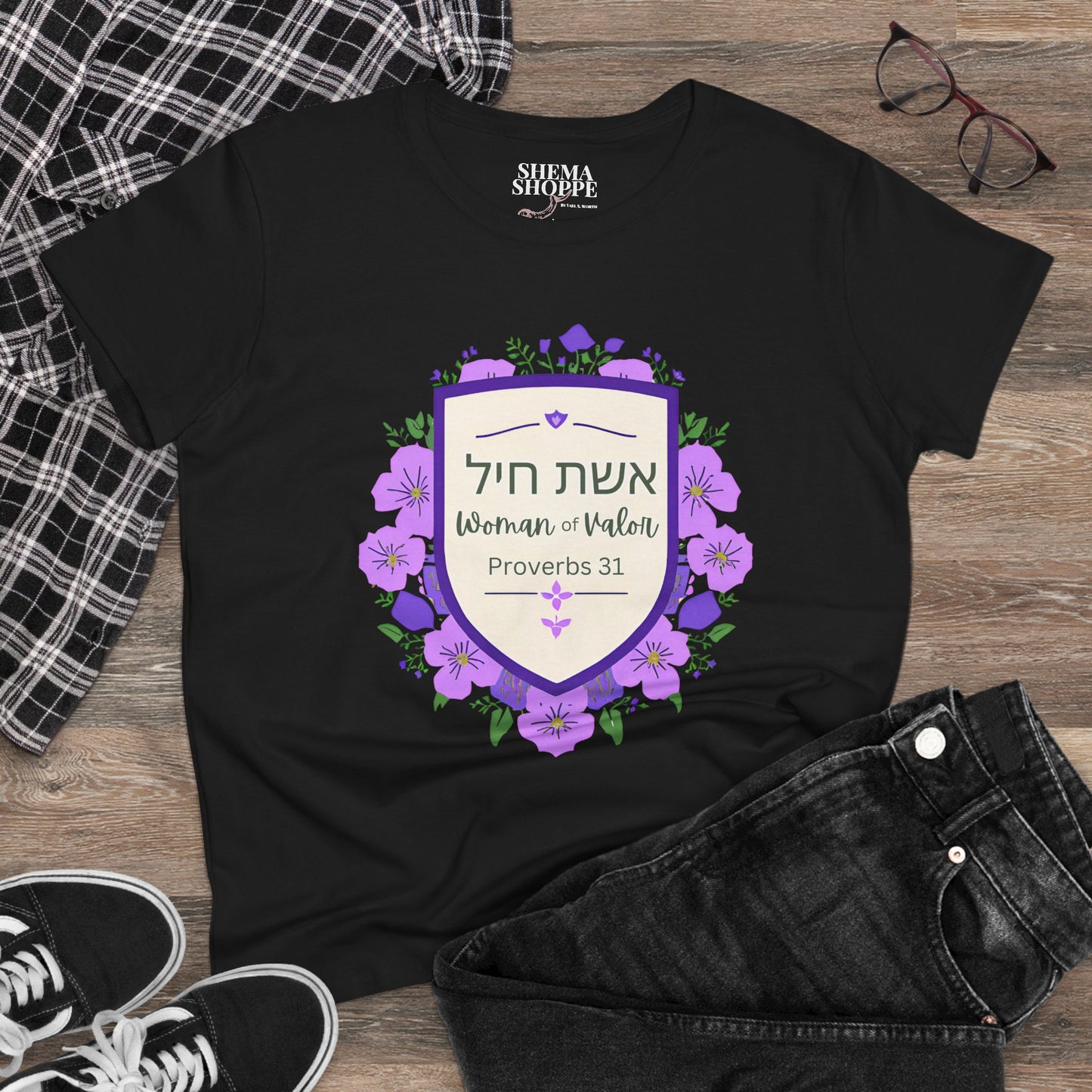 Woman of Valor Women's Midweight Cotton Tee