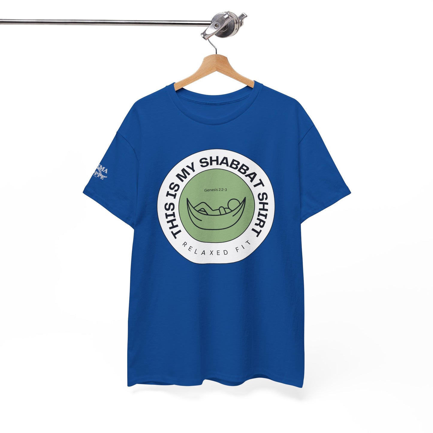 This Is My Shabbat Shirt — Chilling Out Is a Commandment Hammock Sabbath Cotton Tee