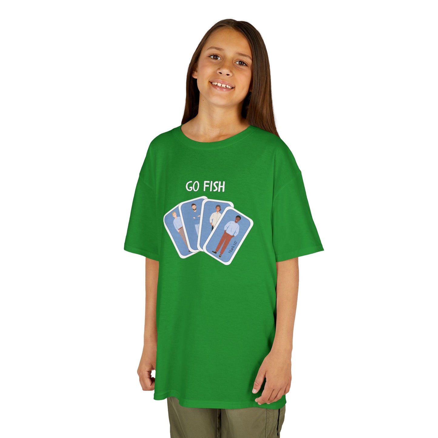 Fishers of Men Go Fish Bible Verse Kid's Cotton T-shirt