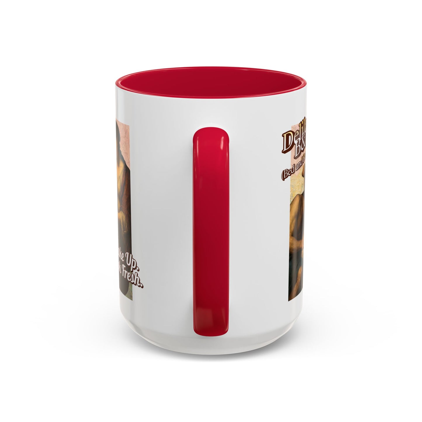 Funny Vintage Sampson Delilah's B&B Coffee Mug Bible Humor