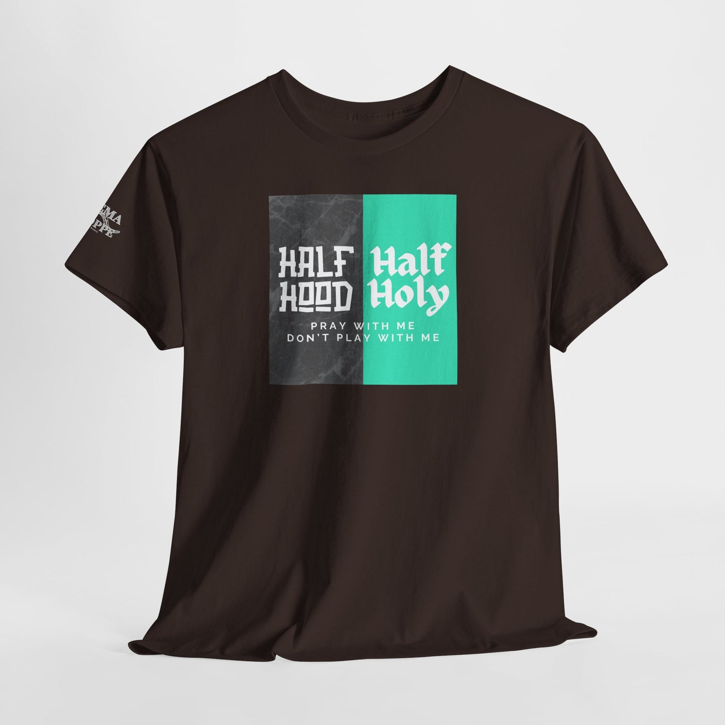 Half Hood/Half Holy Unisex Heavy Cotton Tee