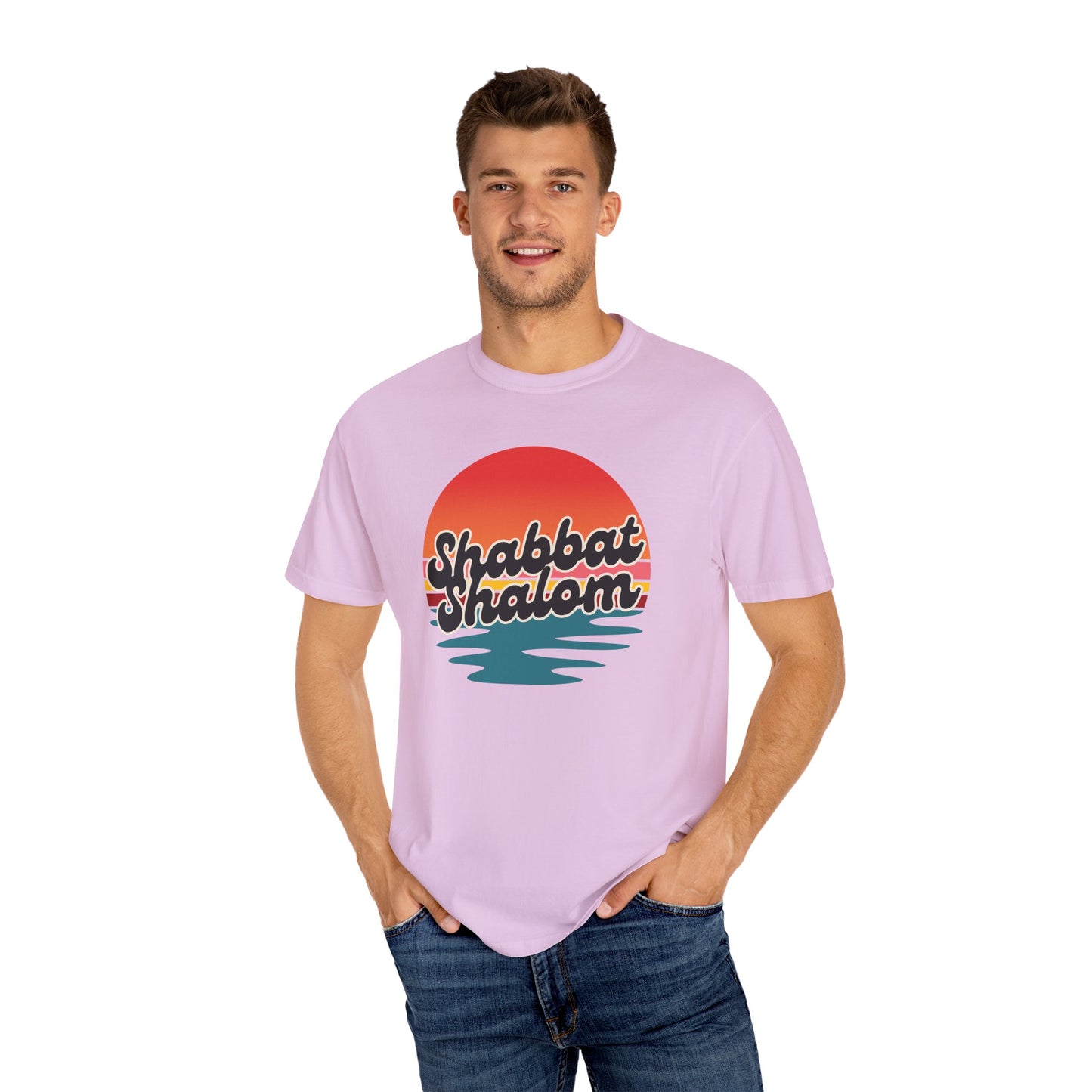 Sunset Shabbat Shalom T-shirt