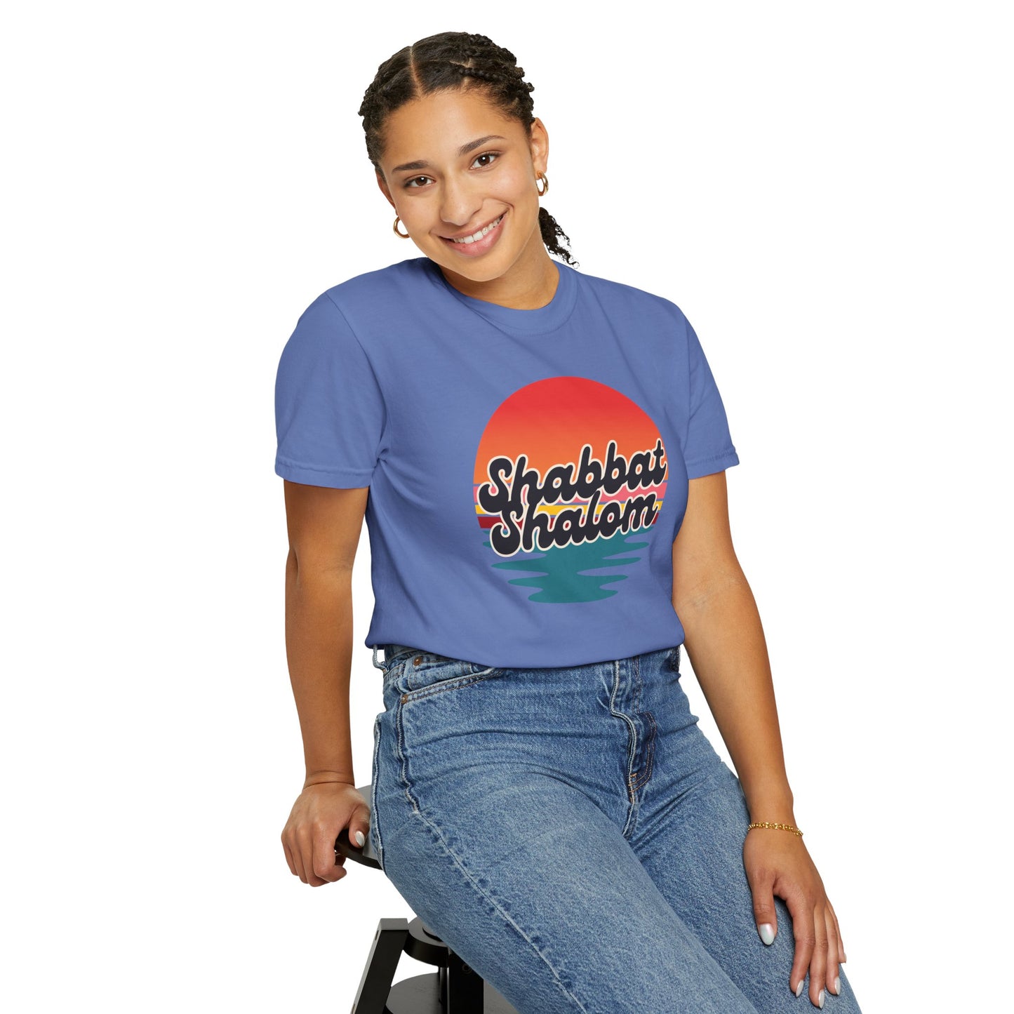 Sunset Shabbat Shalom T-shirt