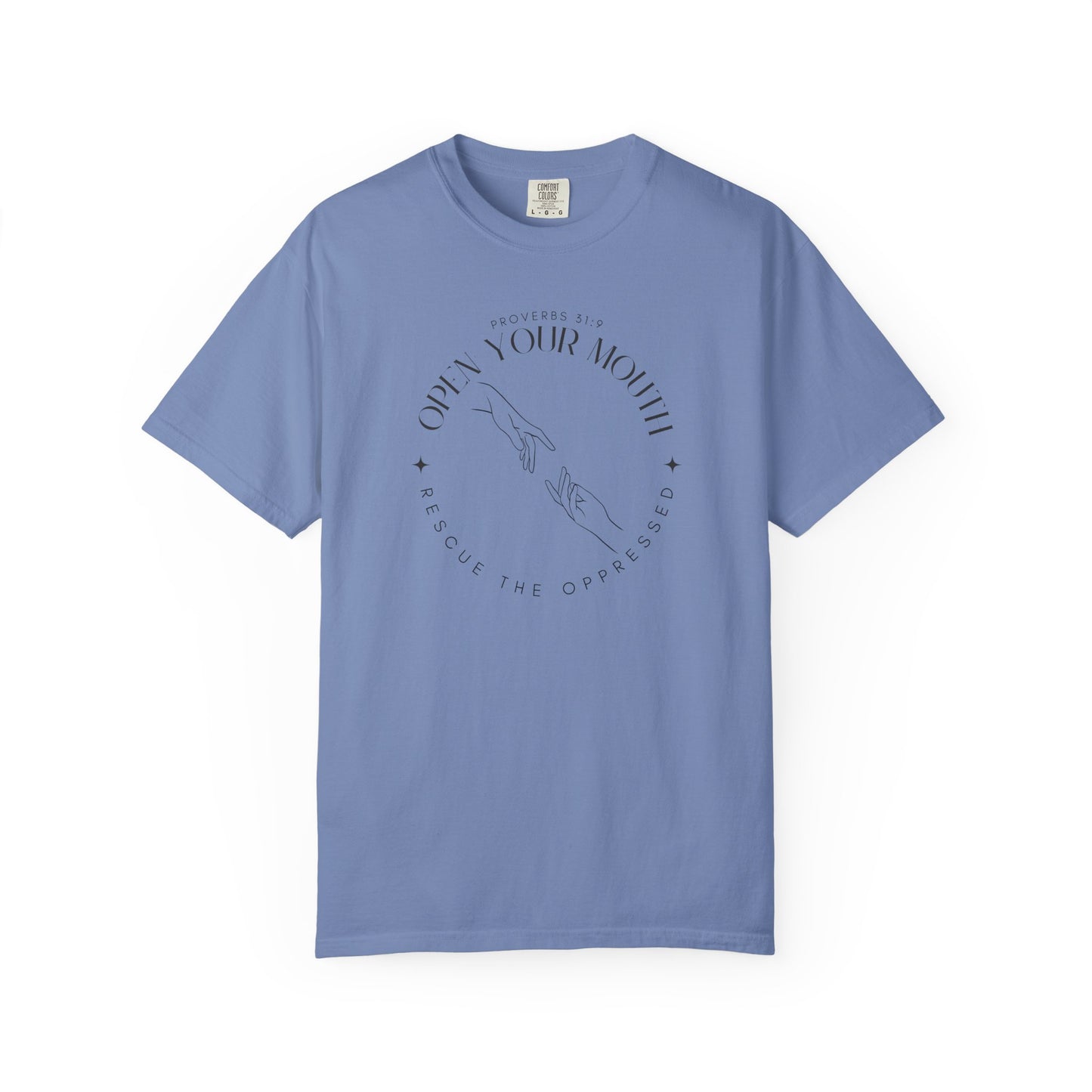 Proverbs 31:9 Unisex T-shirt - Speak Up Against Human Trafficking - 100% Cotton