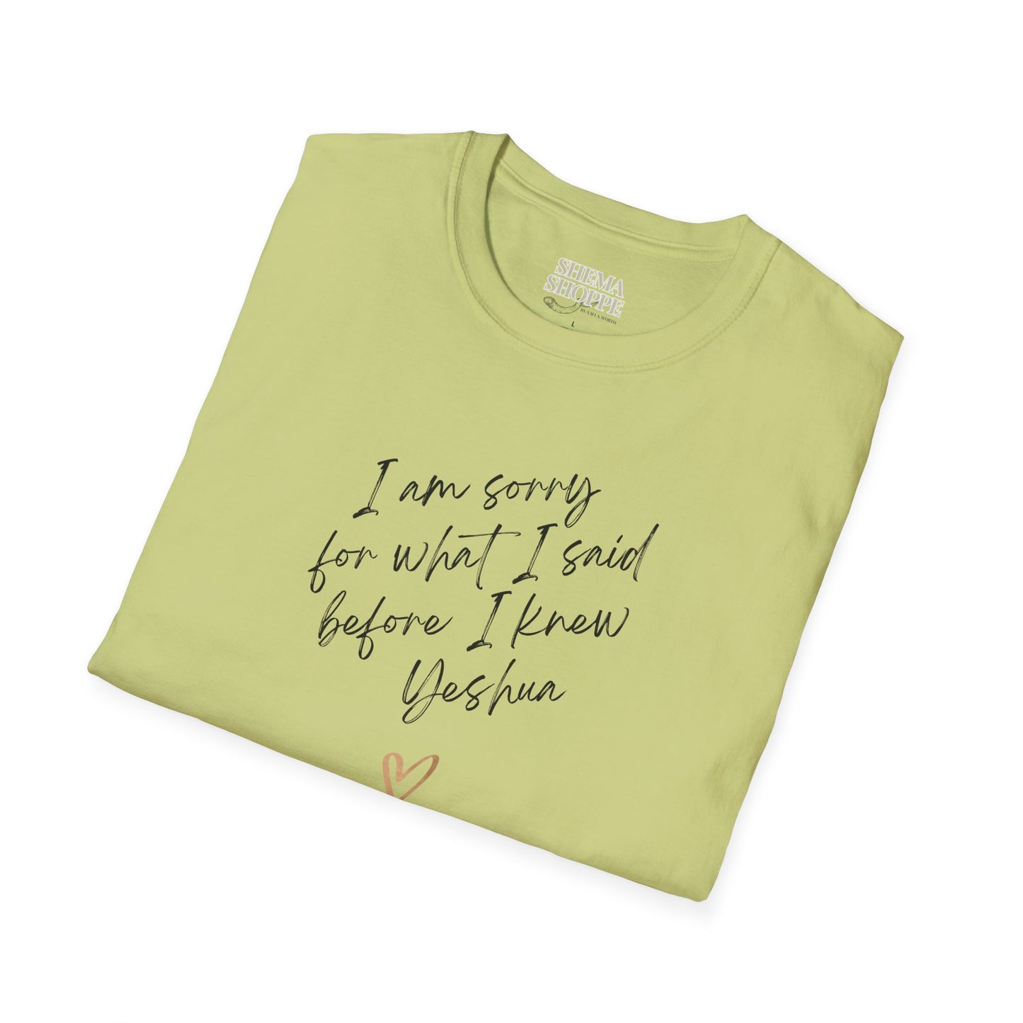 I'm sorry (Yeshua) Unisex Softstyle T-Shirt
