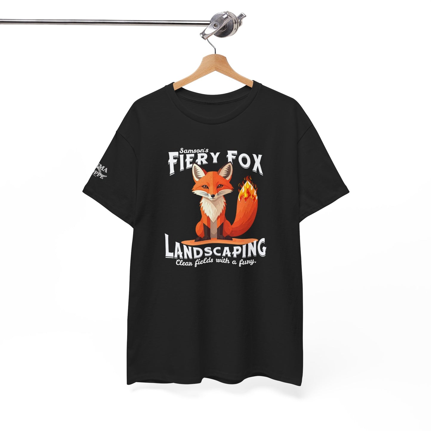 Fiery Fox Landscaping Unisex Heavy Cotton Tee - dark shades