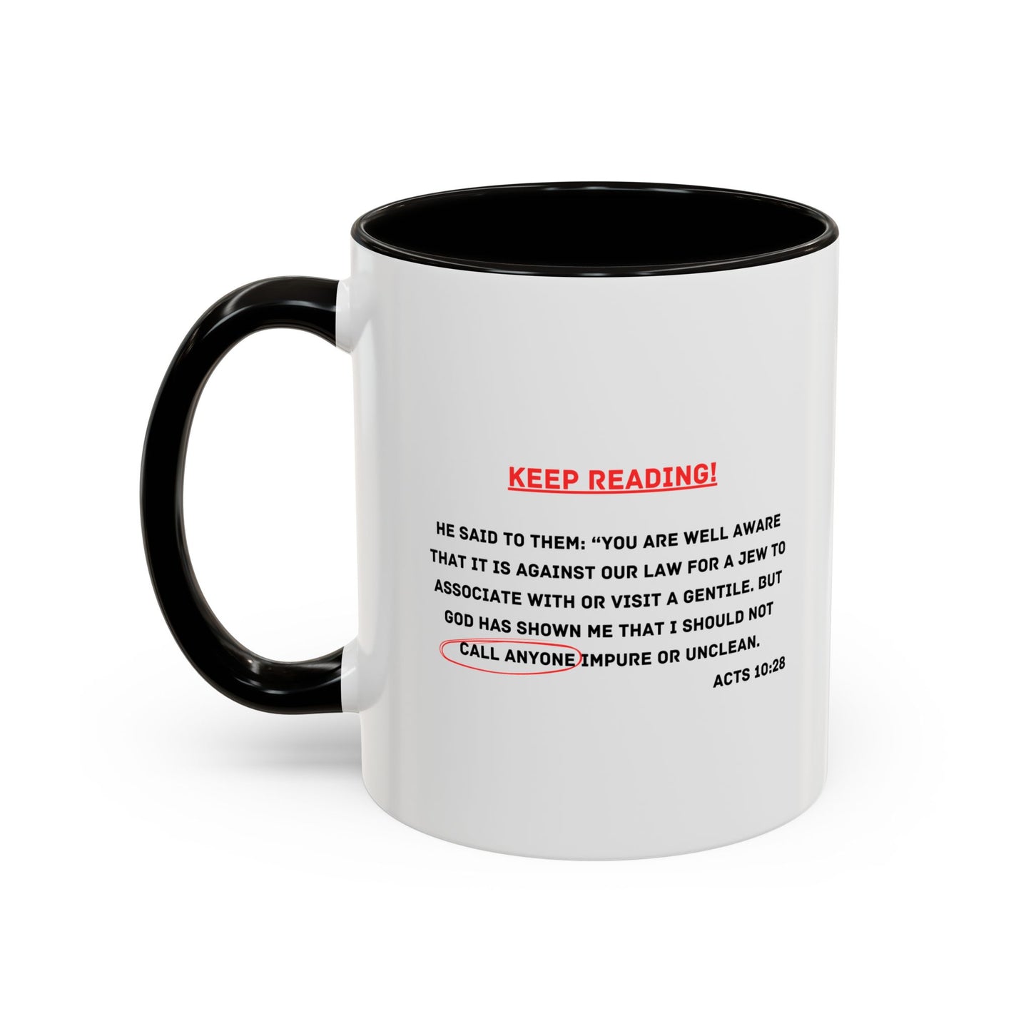 Straight Outta Context Mug, 11oz or 15oz Color Pop