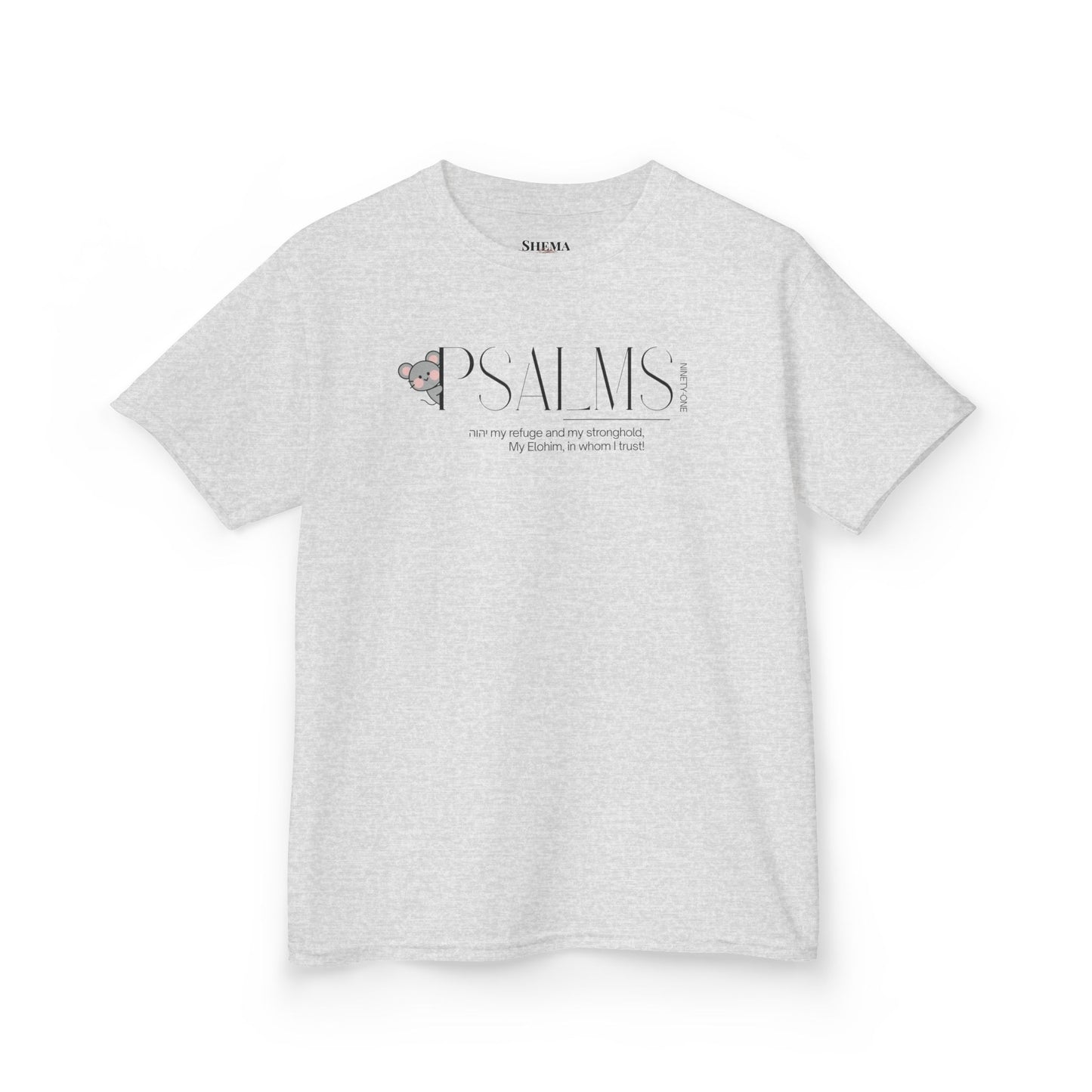 Psalm 91 Kids Tee — Cute Faith-Based Children's T-Shirt