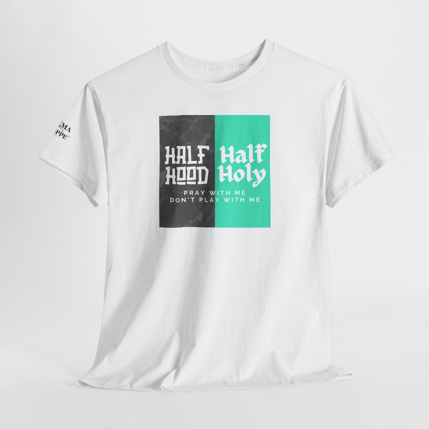 Half Hood/Half Holy Unisex Heavy Cotton Tee
