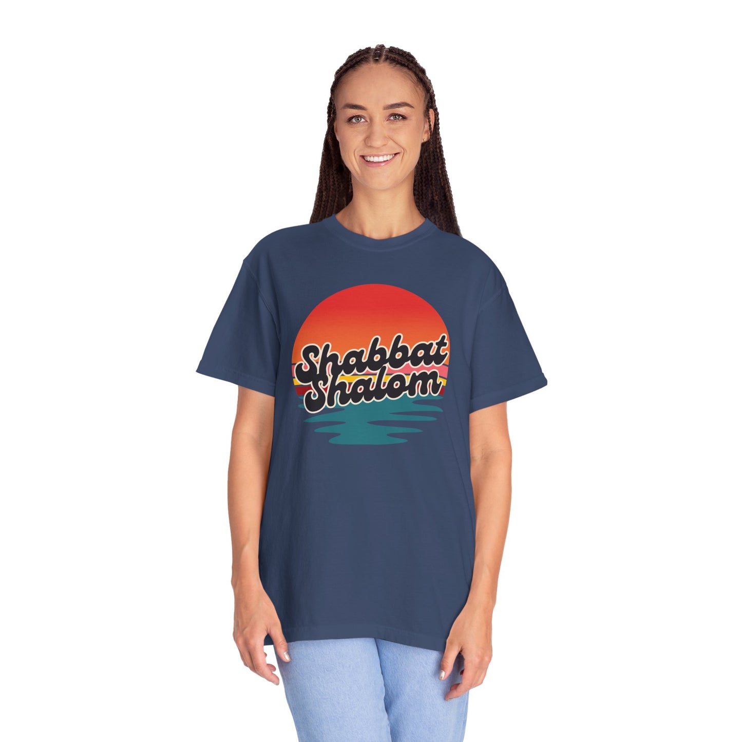 Sunset Shabbat Shalom T-shirt