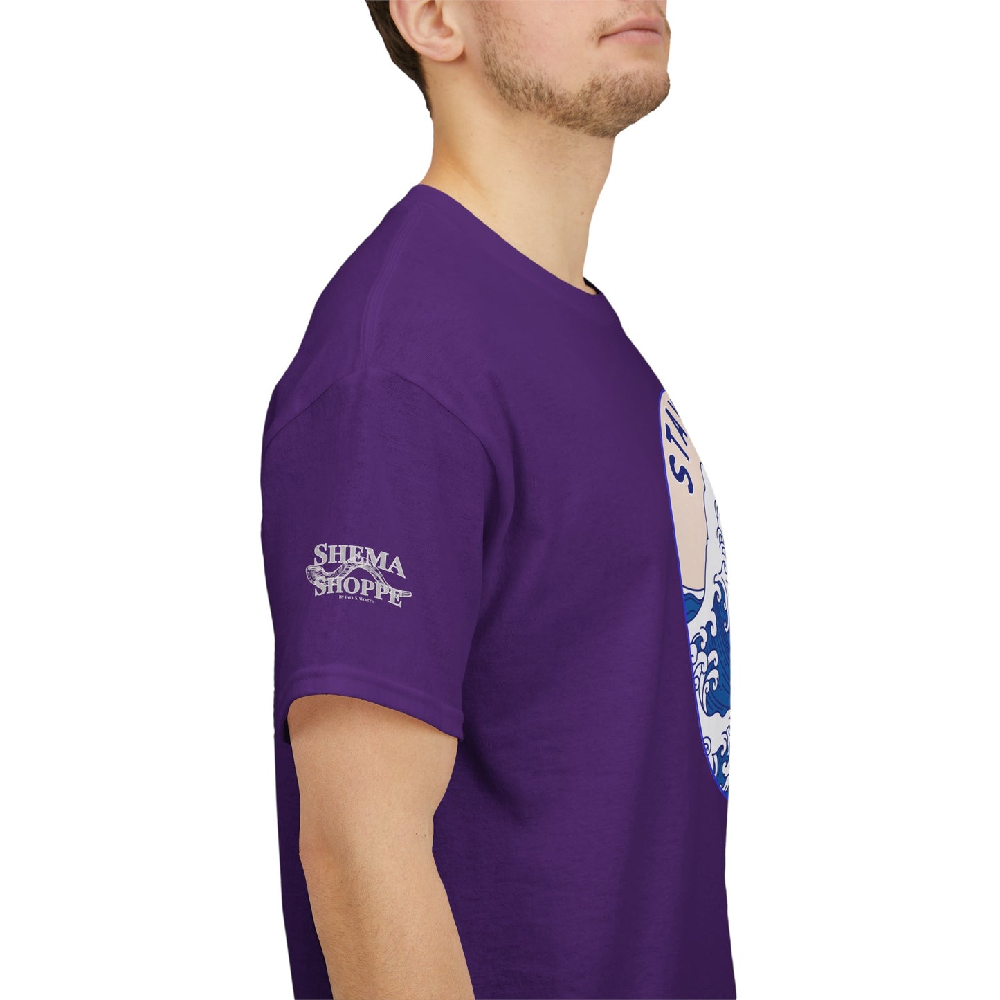 Stay Salty Surf T-Shirt — Coastal Wave Graphic with Matthew 5:13 (Hokusai-Inspired)