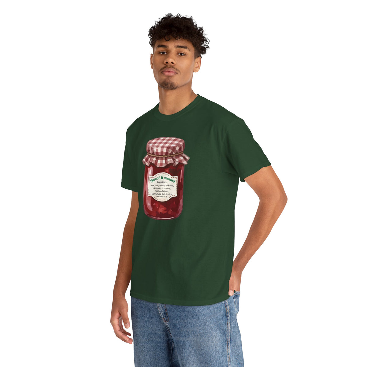 Fruit Of The Spirit Graphic Tee — Vintage Preserves "Spread it Around" T‑Shirt Galations