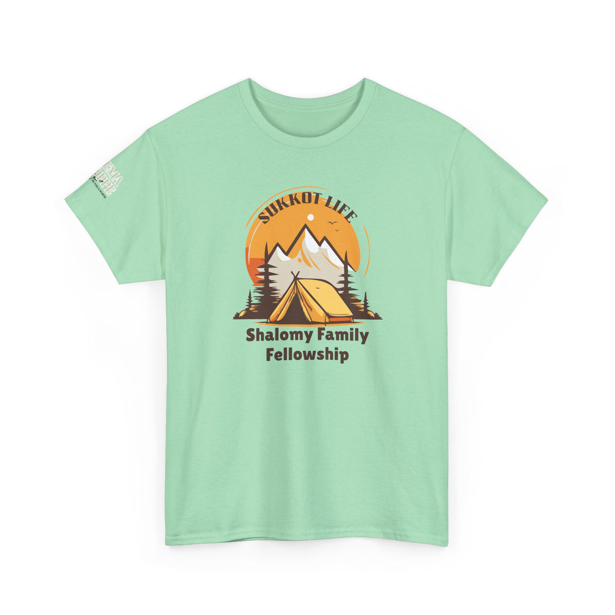 Sukkot Life Tee - Camping Biblical Feast Fellowship Shirt