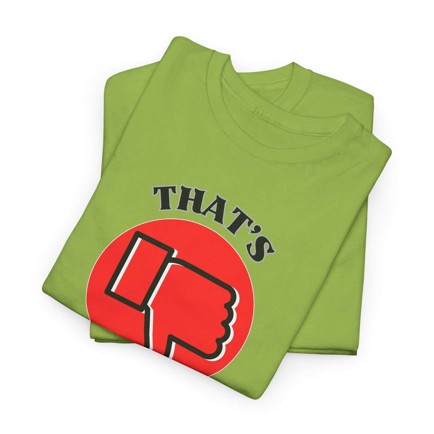 That's Pagan T-Shirt —Thumbs-Down Pagan Graphic Tee