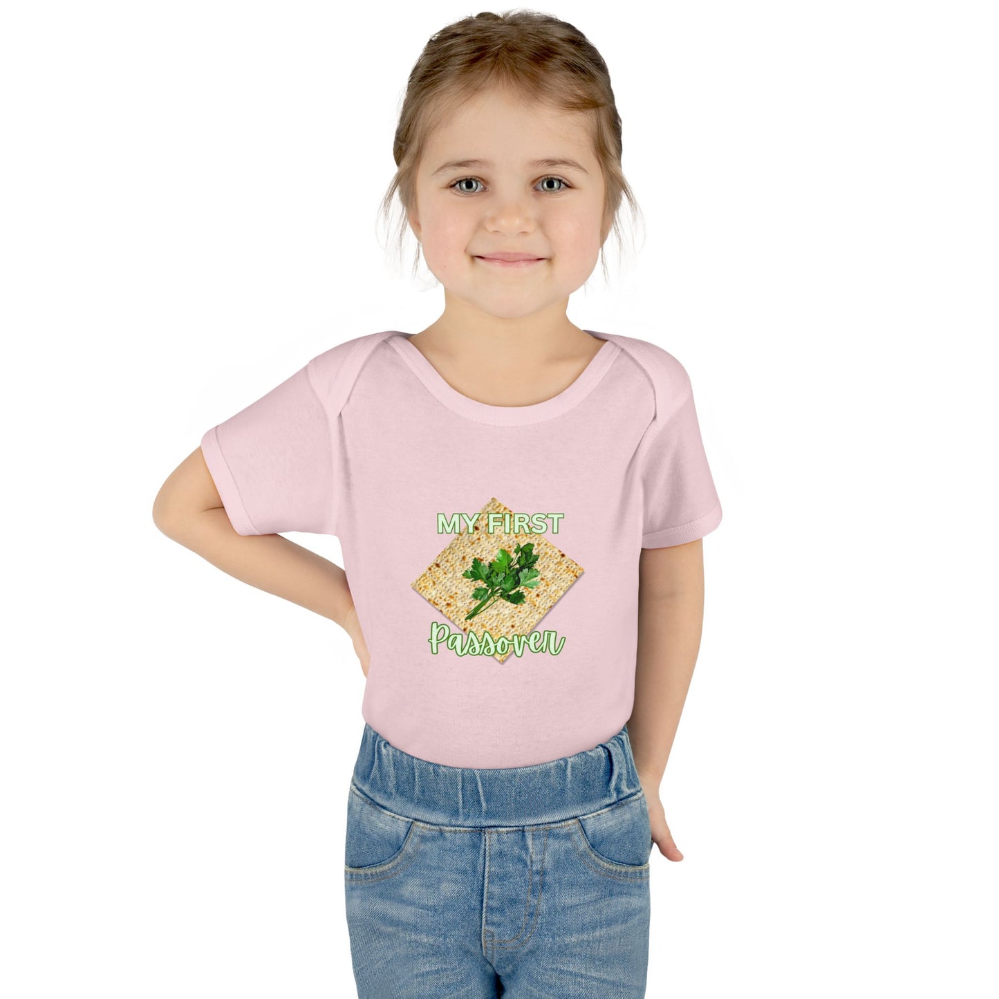 Baby Bodysuit - "My First Passover" Infant Onesie (Cute Unleavened Bread Lover Gift)