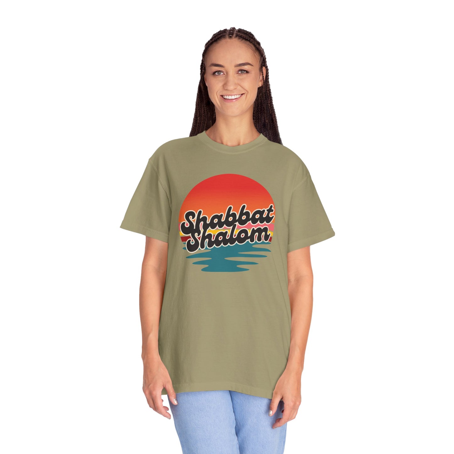 Sunset Shabbat Shalom T-shirt