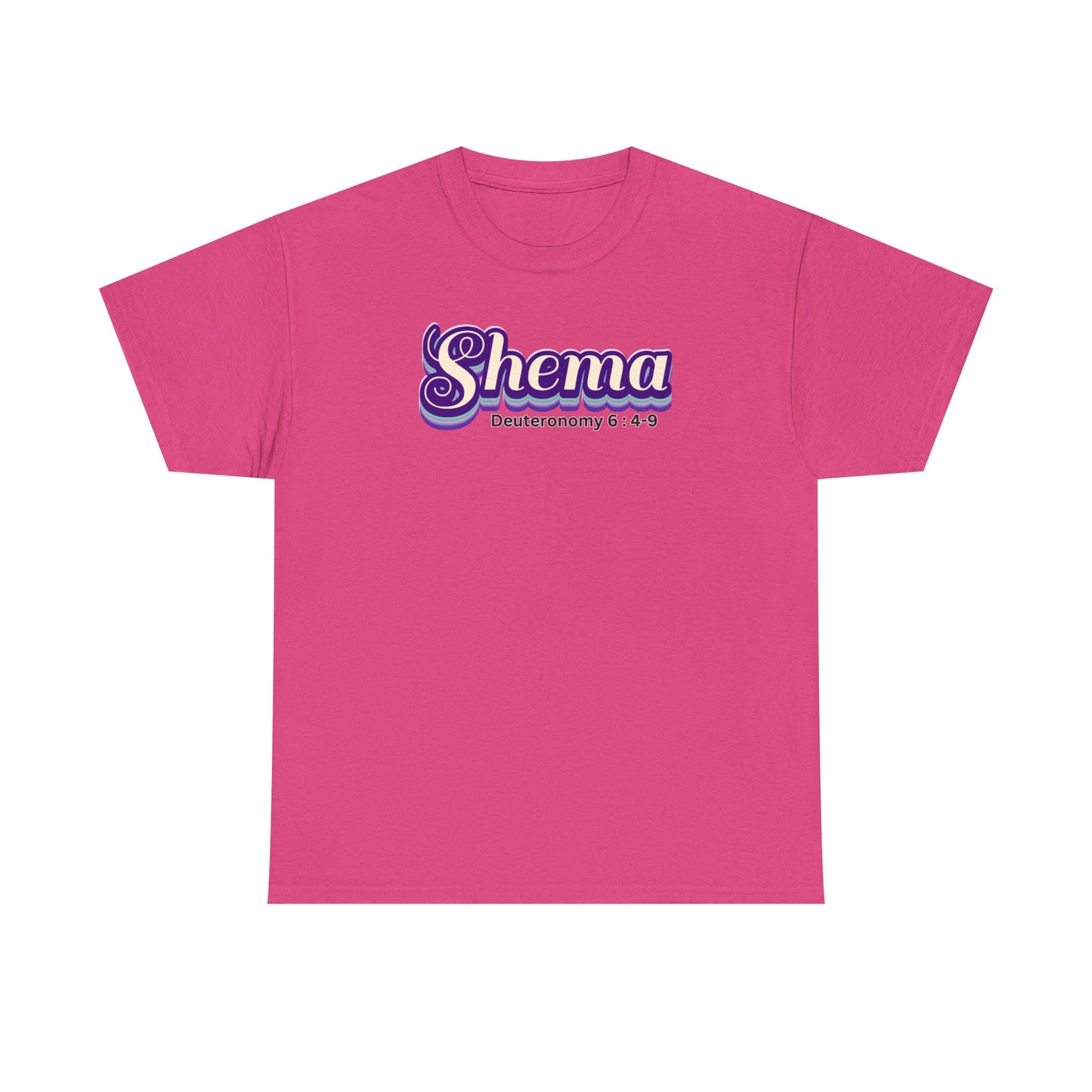 Faded Retro Shema Unisex Heavy Cotton Tee