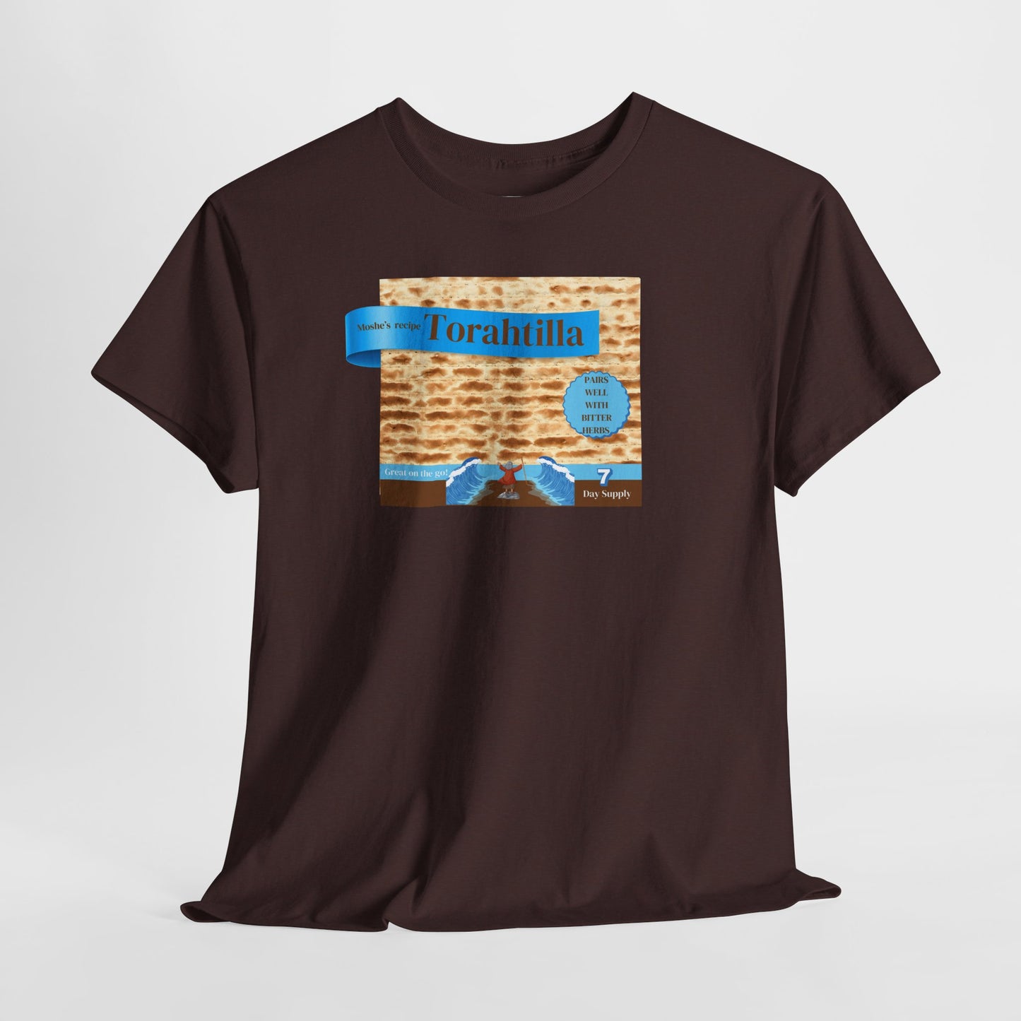 Passover Matzo Unisex Tee - Moshe's Recipe Torahtillas Cotton Funny Shirt