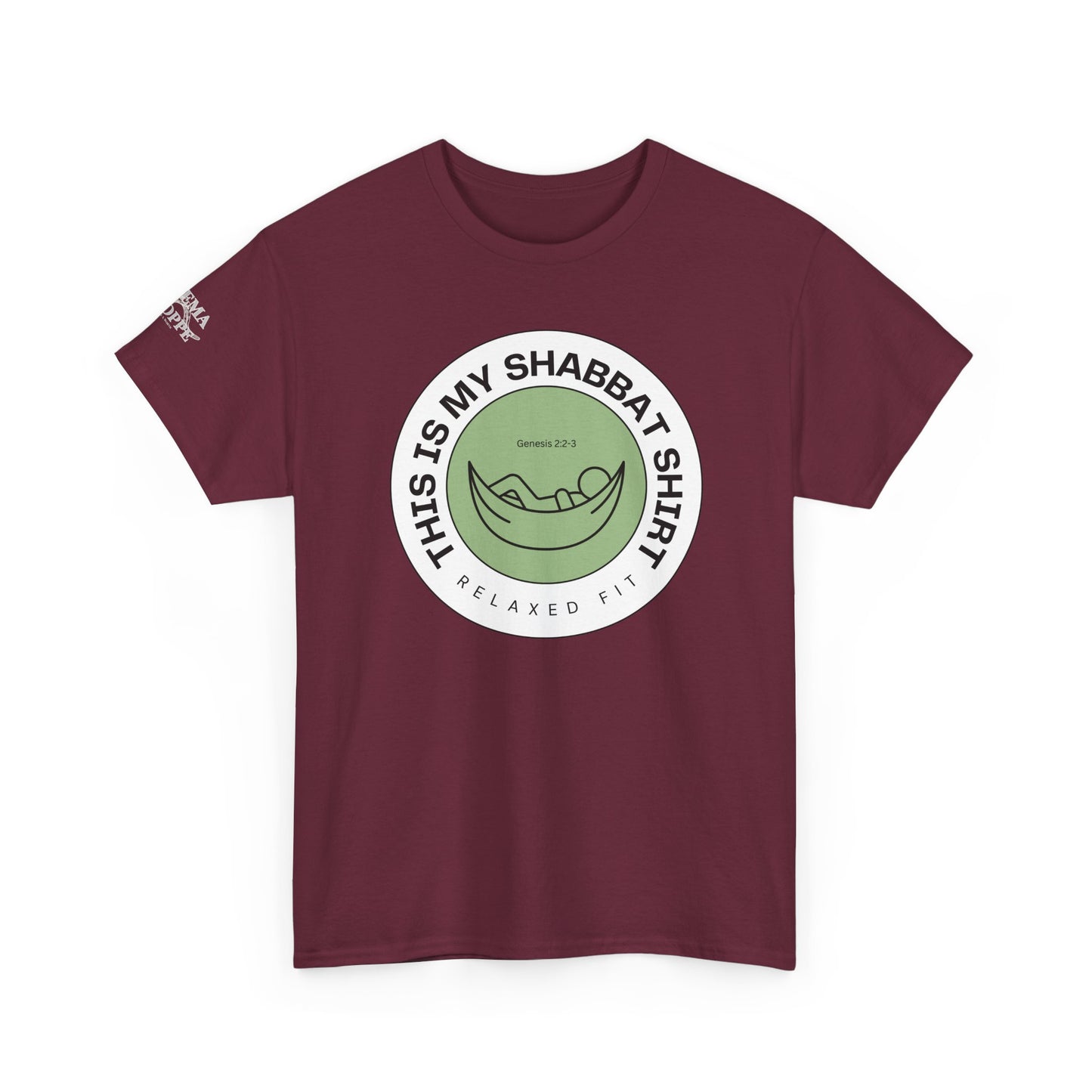 This Is My Shabbat Shirt — Chilling Out Is a Commandment Hammock Sabbath Cotton Tee