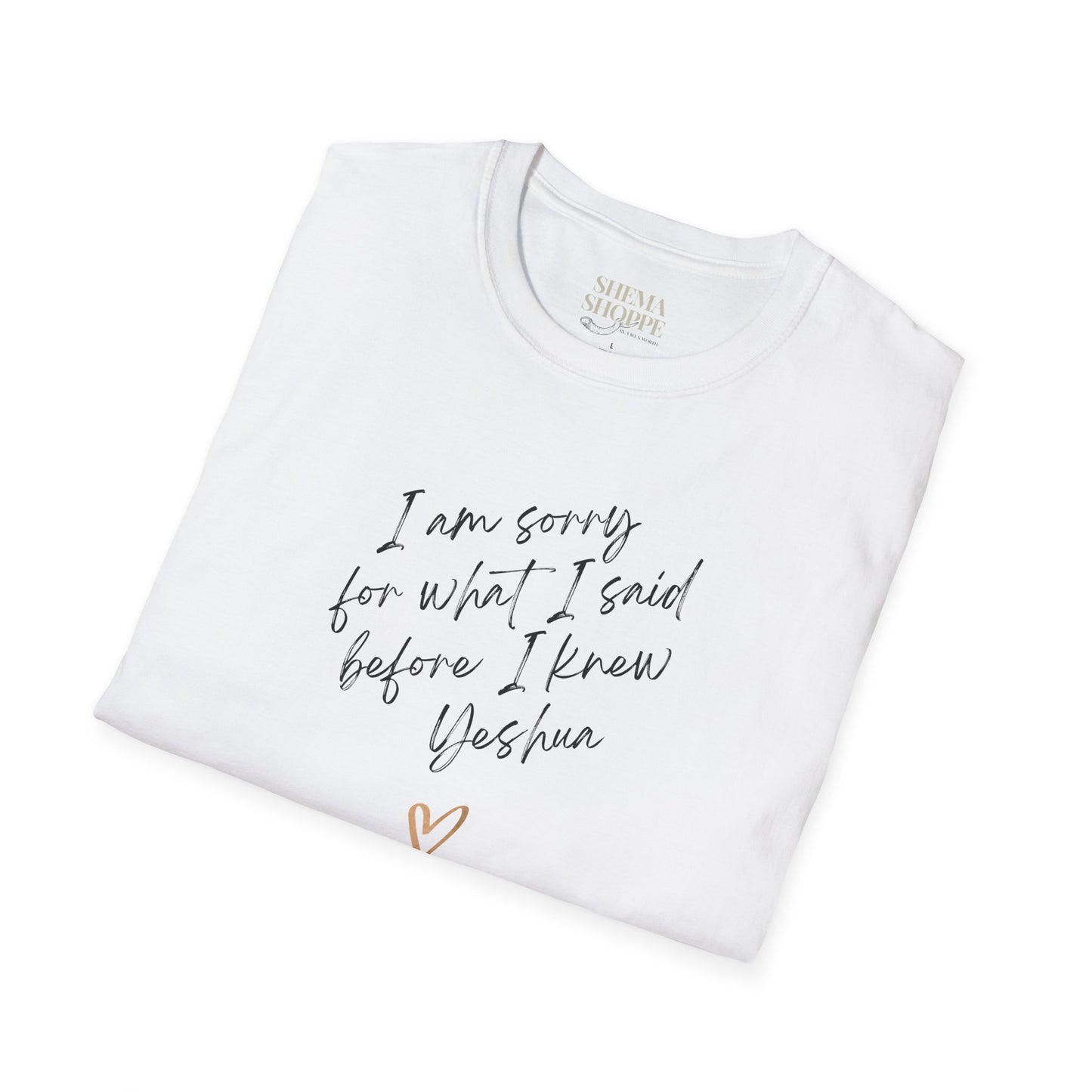 I'm sorry (Yeshua) Unisex Softstyle T-Shirt