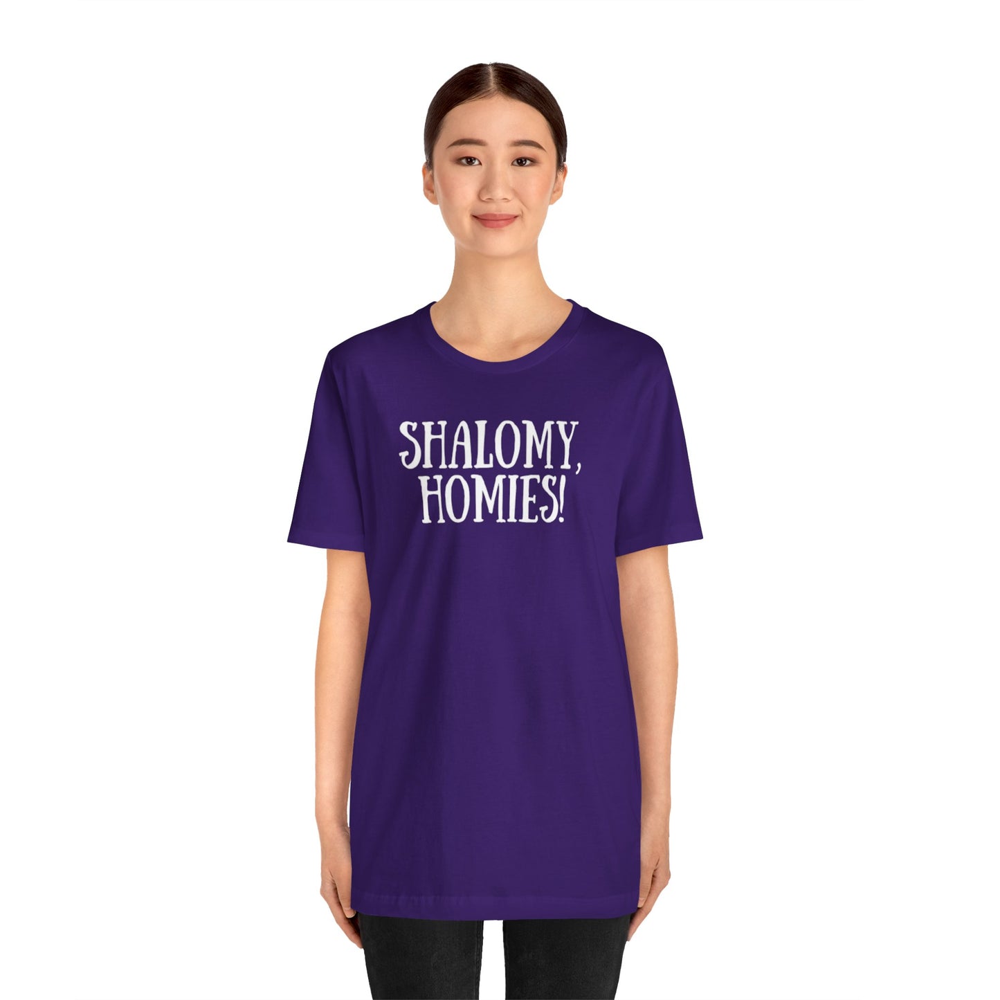 Shalomy Homies Tee - Funny Torah Obervant Greeting T-Shirt (Canada)
