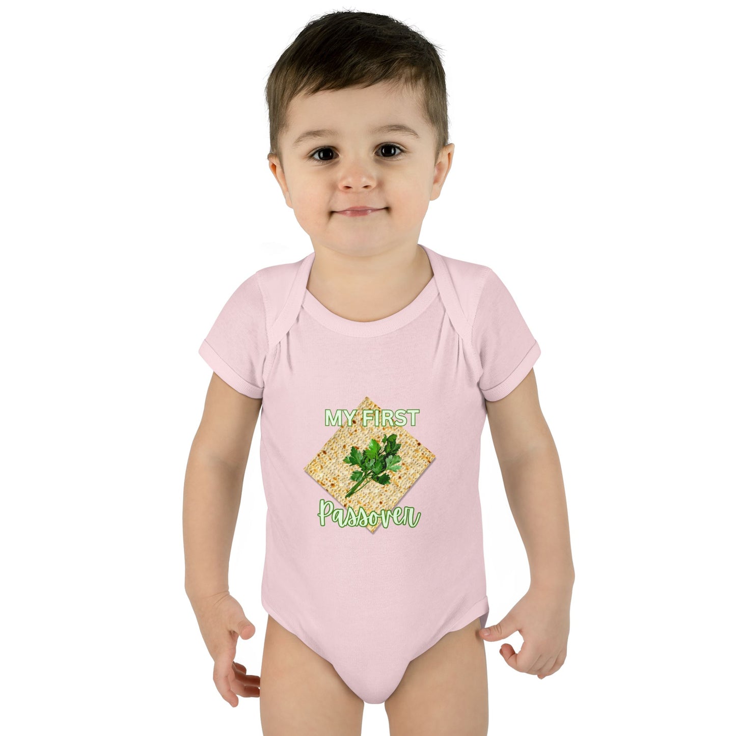 Baby Bodysuit - "My First Passover" Infant Onesie (Cute Unleavened Bread Lover Gift)