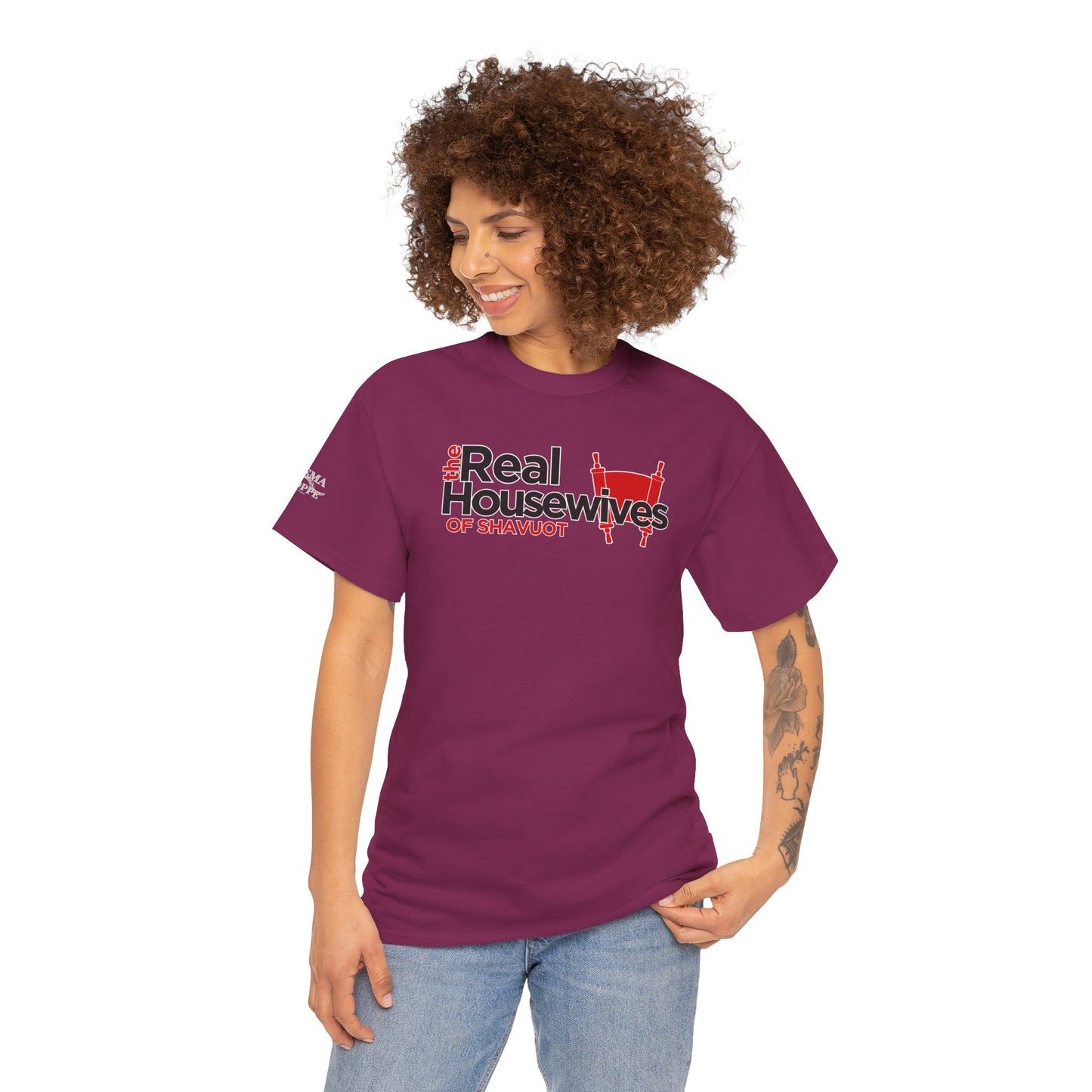 The Real Housewives of Shavuot Torah Scrolls T-Shirt Feast of Weeks Pentecost Cotton Tee