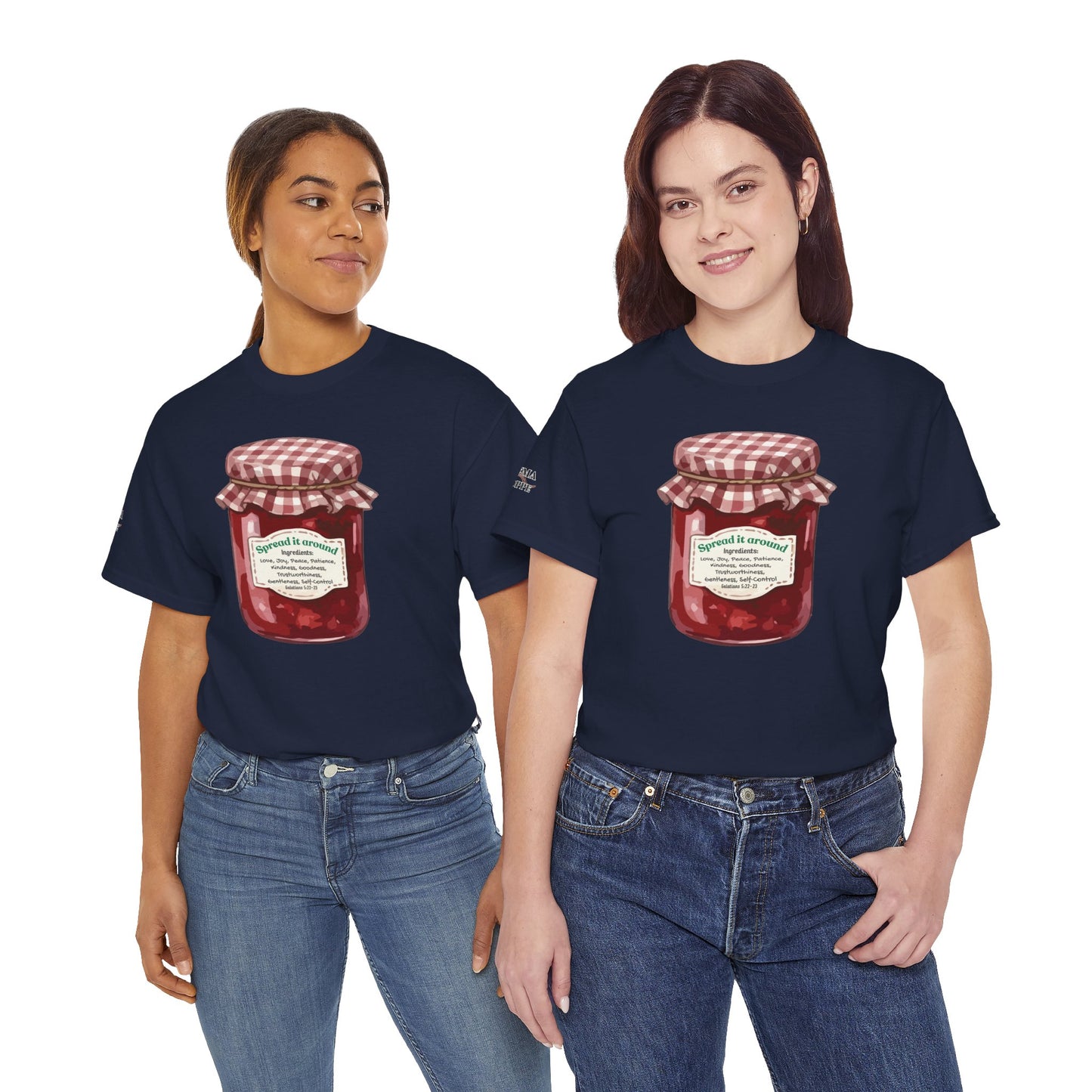 Fruit Of The Spirit Graphic Tee — Vintage Preserves "Spread it Around" T‑Shirt Galations