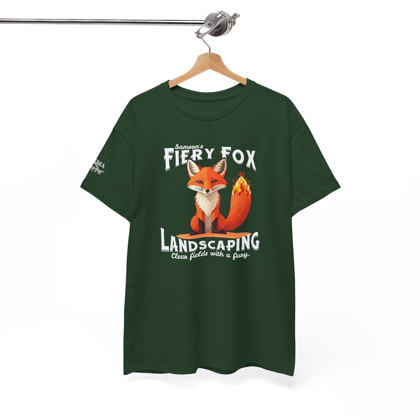 Fiery Fox Landscaping Unisex Heavy Cotton Tee - dark shades