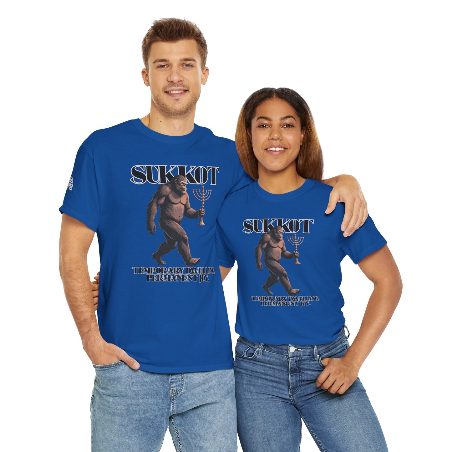 Sukkot Bigfoot Menorah Legendary Joy Shirt