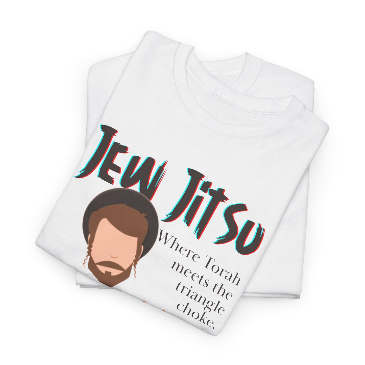 Jew Jitsu Funny Unisex Tee - Cotton Martial Arts Torah Shirt