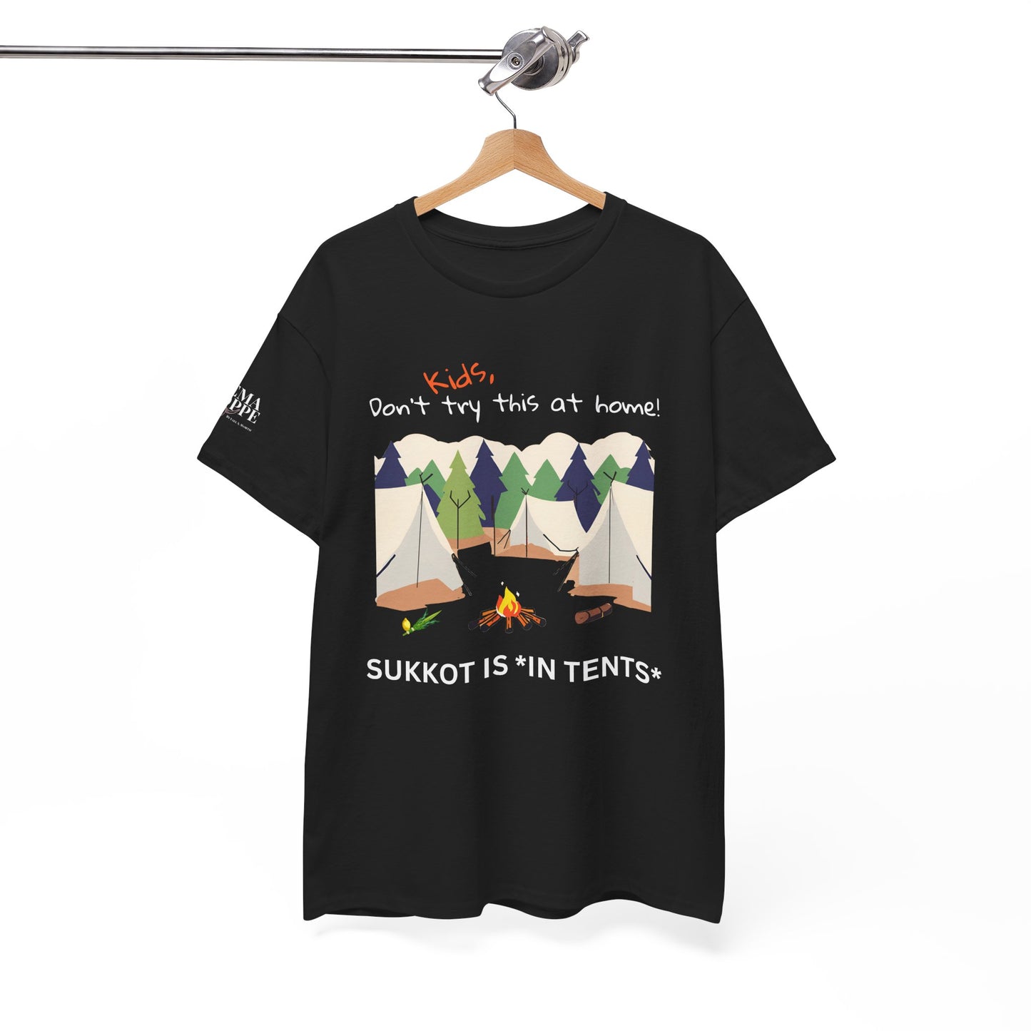 Kids, Don't Try This At Home Sukkot Shirt, dark colors