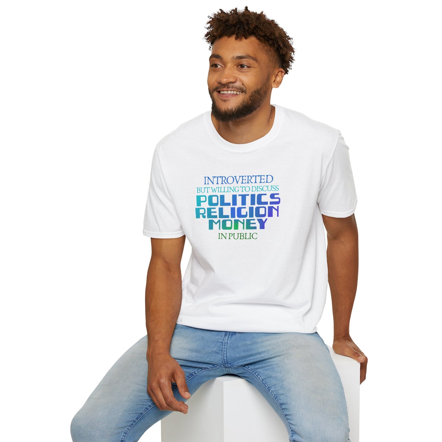 Introverted Politics Religion Money T-Shirt