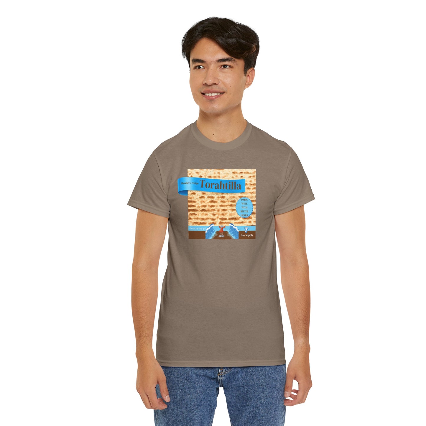 Passover Matzo Unisex Tee - Moshe's Recipe Torahtillas Cotton Funny Shirt