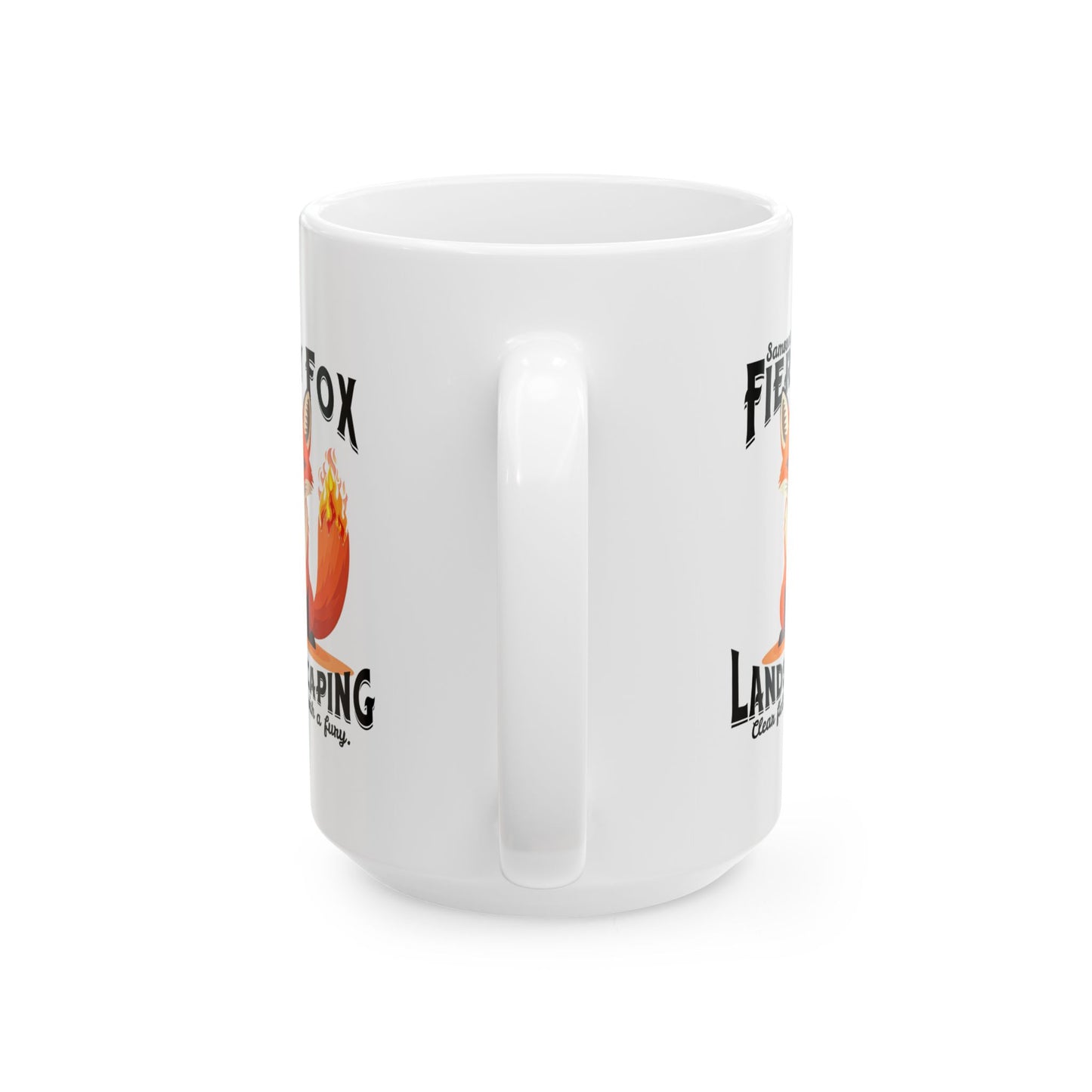 Mug - Fiery Fox Landscaping Samson Bible Funny Ceramic Mug (11oz, 15oz)