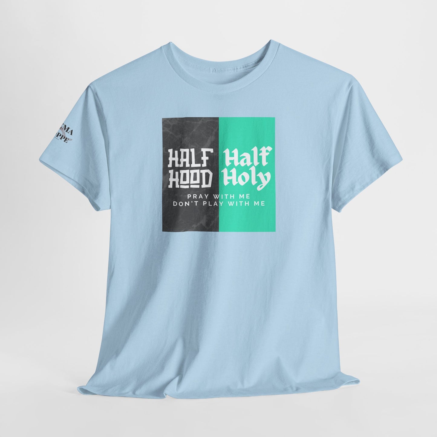Half Hood/Half Holy Unisex Heavy Cotton Tee