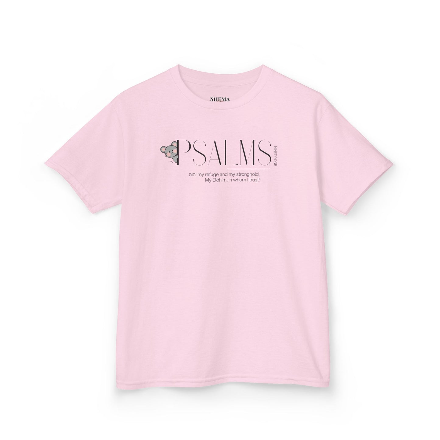 Psalm 91 Kids Tee — Cute Faith-Based Children's T-Shirt