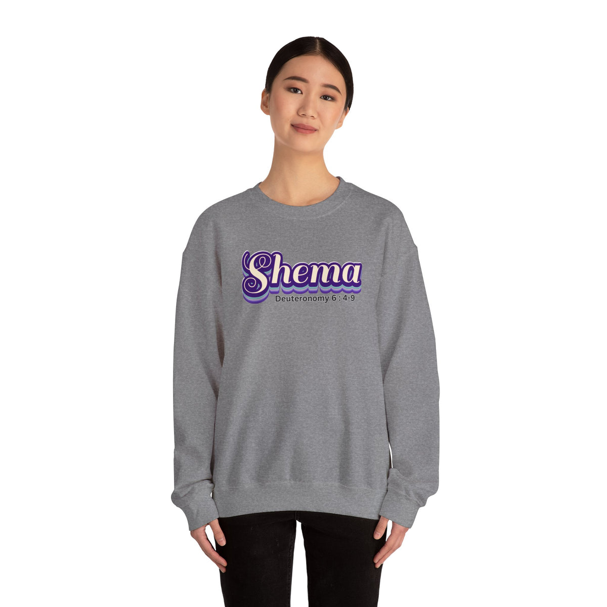 Retro Shema Unisex Heavy Blend™ Crewneck Sweatshirt